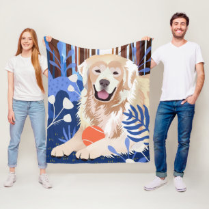 Polaire C'EST BEAUCOUP VRAI couverture en toison de Golden