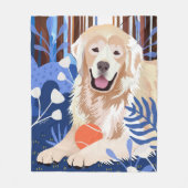 Polaire C'EST BEAUCOUP VRAI couverture en toison de Golden (Devant)