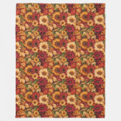 Polaire Chaleureux Citrouille et couverture Florale Classi (Devant)