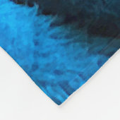 Polaire Chat orange recouvert d'une couverture bleue (Coin)