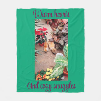 Polaire Chats de jardin douillet couverture