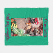 Polaire Chats de jardin douillet couverture (Devant (Horizontal))