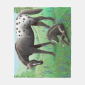 Polaire Cheval d'Appaloosa et couverture couvrants (Devant)