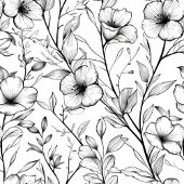 Polaire Chic couverture florale monochrome avec nom person