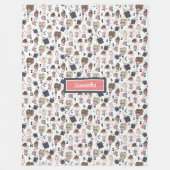 Polaire Chic couverture scolaire aux couleurs pastel pour  (Devant)