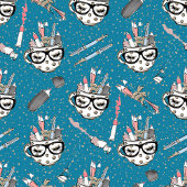 Polaire Chic retour à l'école couverture cadeau avec nom p