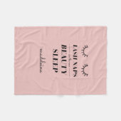Polaire Citation Mignonne Drôle Lash Couverture Nap Bébé R (Devant (Horizontal))