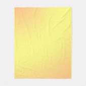 Polaire Citron couleur texture orange, Couverture en molle (Devant)