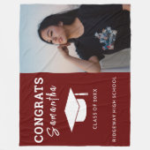 Polaire Classe de couverture de 20XX Graduation - Cadeau p (Devant)