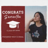 Polaire Classe de couverture de 20XX Graduation - Cadeau p (Devant (Horizontal))