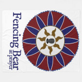 Polaire Clôture de l'ours à la couverture de prière (Devant (Horizontal))