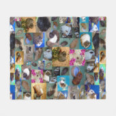 Polaire Collage photo de cochon de Guinée, couverture en p (Devant (Horizontal))