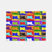 Polaire Conception d'art de bruit de couverture d'ouatine (Devant (Horizontal))