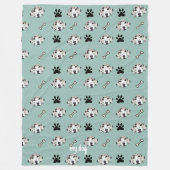 Polaire Conception de couverture personnalisée pour chien (Devant)