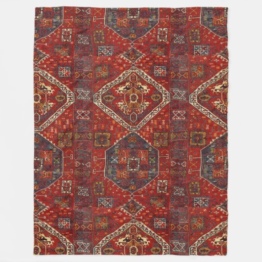 Polaire Conception orientale de couverture dans no5 rouge (Devant)