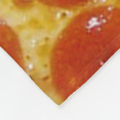 Polaire Copie de pizza sur la couverture d'ouatine (Coin)