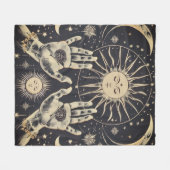 Polaire ✨ Cosmétique Harmonie Soleil & Lune Couverture pol (Devant (Horizontal))