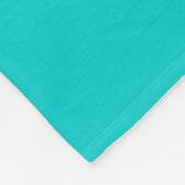 Polaire Couleur solide turquoise bleu clair couverture (Coin)