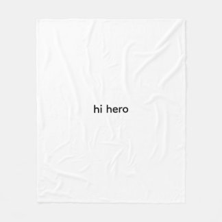 Polaire couverture