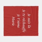 Polaire Couverture 100% personnalisée (Devant (Horizontal))