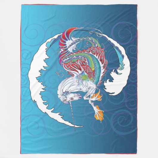 Polaire Couverture 2017 d'ouatine de Hippicorn de nid de (Devant)