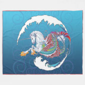 Polaire Couverture 2017 d'ouatine de Hippicorn de nid de (Devant (Horizontal))