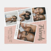 Polaire Couverture à capuche en molleton avec un collage d (Devant (Horizontal))