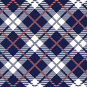 Polaire Couverture à chaud en Corail et Tartan de la Marin