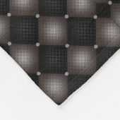 Polaire Couverture à diamants matelassés foncés (Coin)
