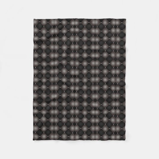 Polaire Couverture à diamants matelassés foncés (Devant)