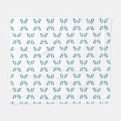 Polaire Couverture à fleurs folksy (Devant (Horizontal))