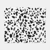 Polaire Couverture à Imprimé Dalmatien (Devant (Horizontal))