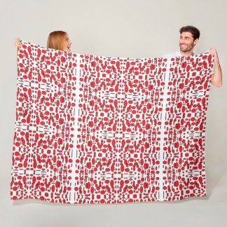 Polaire Couverture à jetons blanche pour canapé - DouxSoft