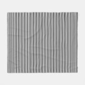 Polaire Couverture à lancer à bande noire classique (Devant (Horizontal))