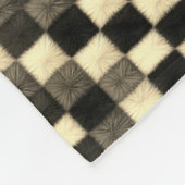 Polaire Couverture à motif à carreaux pixelisés (Coin)