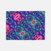 Polaire Couverture à motif abstrait cosmique (Devant (Horizontal))