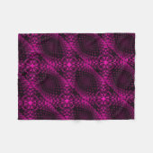 Polaire Couverture à motif abstrait rose (Devant (Horizontal))