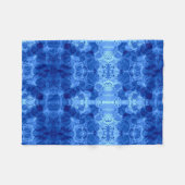 Polaire Couverture à motif bulle bleue (Devant (Horizontal))