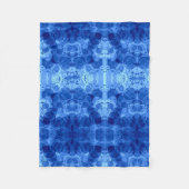 Polaire Couverture à motif bulle bleue (Devant)