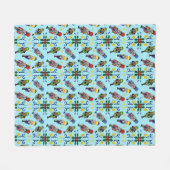 Polaire Couverture à motif Casse-Noisette (Devant (Horizontal))