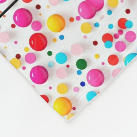 Polaire Couverture à motif confetti Candy Dot (Coin)