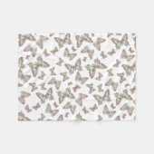 Polaire Couverture à motif de papillon tatoué (Devant (Horizontal))