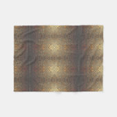 Polaire Couverture à motif de texture dorée (Devant (Horizontal))
