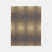 Polaire Couverture à motif de texture dorée (Devant)