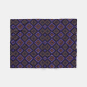 Polaire Couverture à motif géométrique violet (Devant (Horizontal))