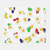 Polaire Couverture à motif gribouillage ludique (Devant (Horizontal))