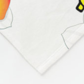 Polaire Couverture à motif gribouillage ludique (Coin)