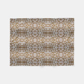Polaire Couverture à motif hexagone doré (Devant (Horizontal))