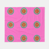 Polaire Couverture à motif mandala (Devant (Horizontal))