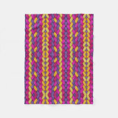 Polaire Couverture à motif tissé coloré (Devant)